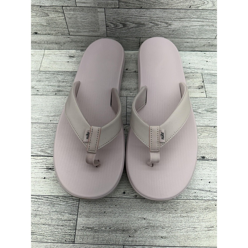 Nike Bella Kai Pink Sandals Womens Size 11 Cushion Comfort AO3622-607 Flip Flops